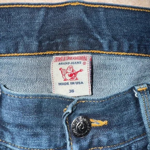 Men’s True Religion “Jack” World Tour Jeans – Made in USA – Size 36 (Seat 34)